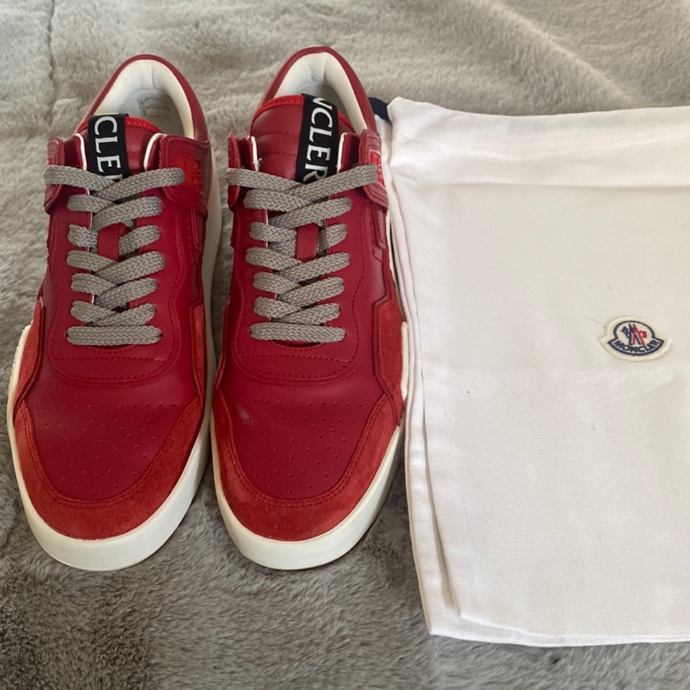 MONCLER Red Sneakers MEN!!